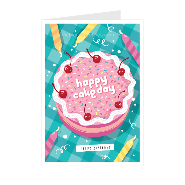 Thiệp sinh nhật Birthday- Thiệp Grey 10BD42