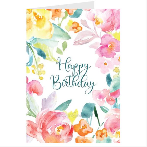 Thiệp sinh nhật Birthday- Thiệp Grey 10BD44