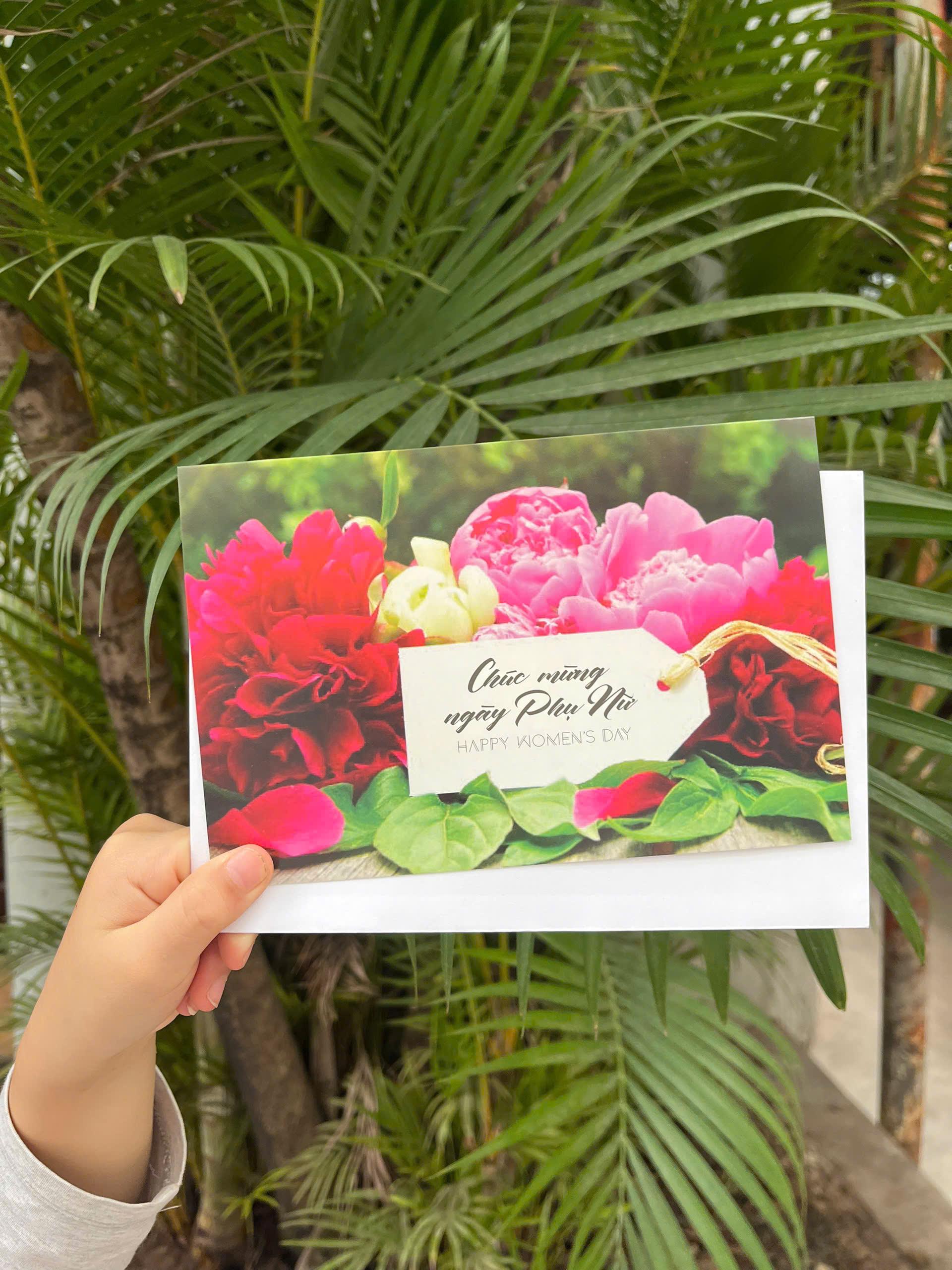 Thiệp ngày phụ nữ- Thiệp Grey  12PN29