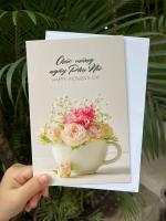 Thiệp ngày phụ nữ- Thiệp Grey 12PN31