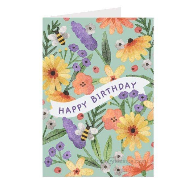 Thiệp sinh nhật Birthday - Thiệp Grey 10BD46