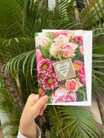 Thiệp ngày phụ nữ - Thiệp Grey 12PN41-12x18cm