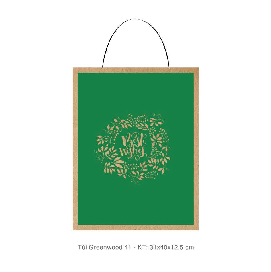 Túi giấy đựng quà G41 - giấy Kraft 31x40x12.5cm
