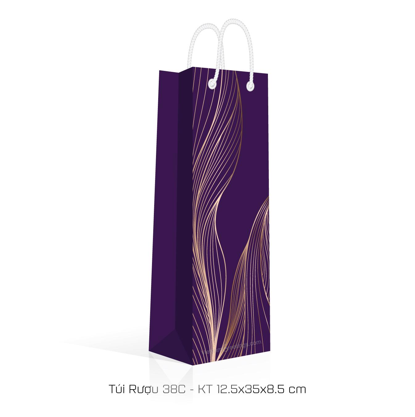 Túi đựng rượu T38C - Túi Greenwood 12.5x35x8.5cm