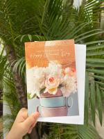 Thiệp ngày phụ nữ - Thiệp Grey 12PN42-12x18cm