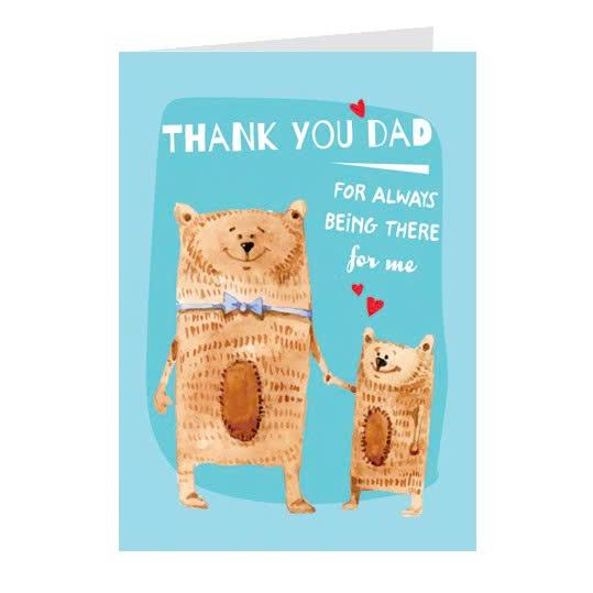 Thiệp tặng cha Thank you Dad - Thiệp Greenwood - DD03-21 - 10x15cm