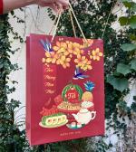 Túi đựng quà Tết, túi đựng quà chúc mừng năm mới T19C - 27x35x10.5cm