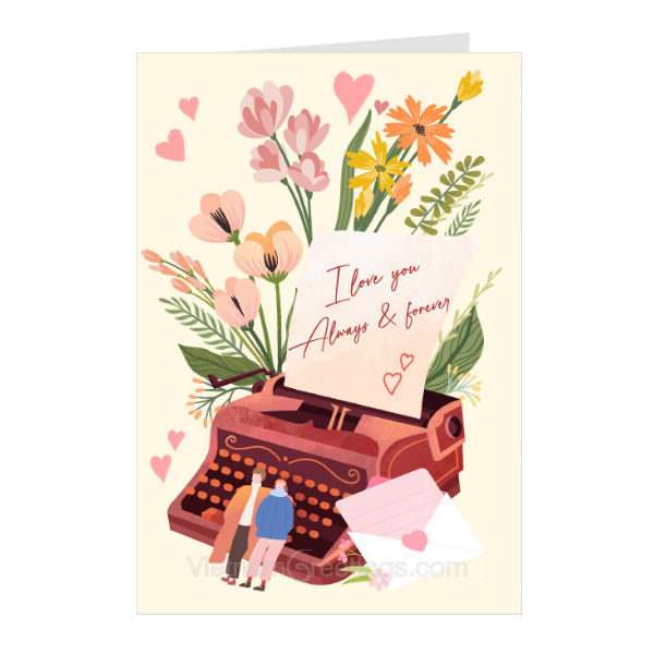 Thiệp tình yêu Love - Thiệp Greenwood-LU-50-26