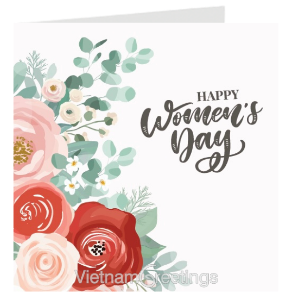 Thiệp ngày phụ nữ - Thiệp Grey 09-PN44