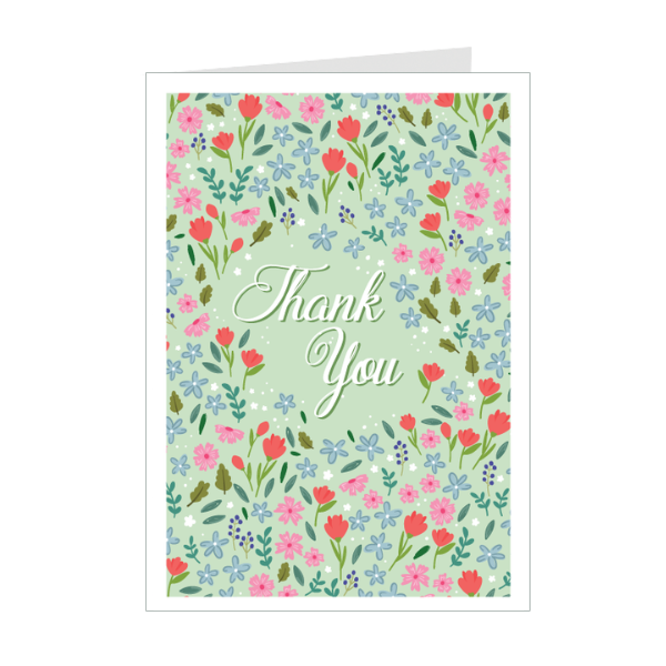 Thiệp cảm ơn -Thank you 10-TY18 KT: 10.5x15cm