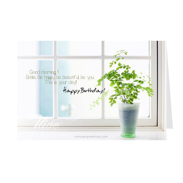 Thiệp sinh nhật Birthday - Thiệp Tlive 6009