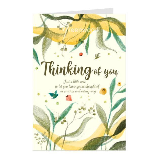 Thinking of you - Thiệp ép nhũ ATP03 