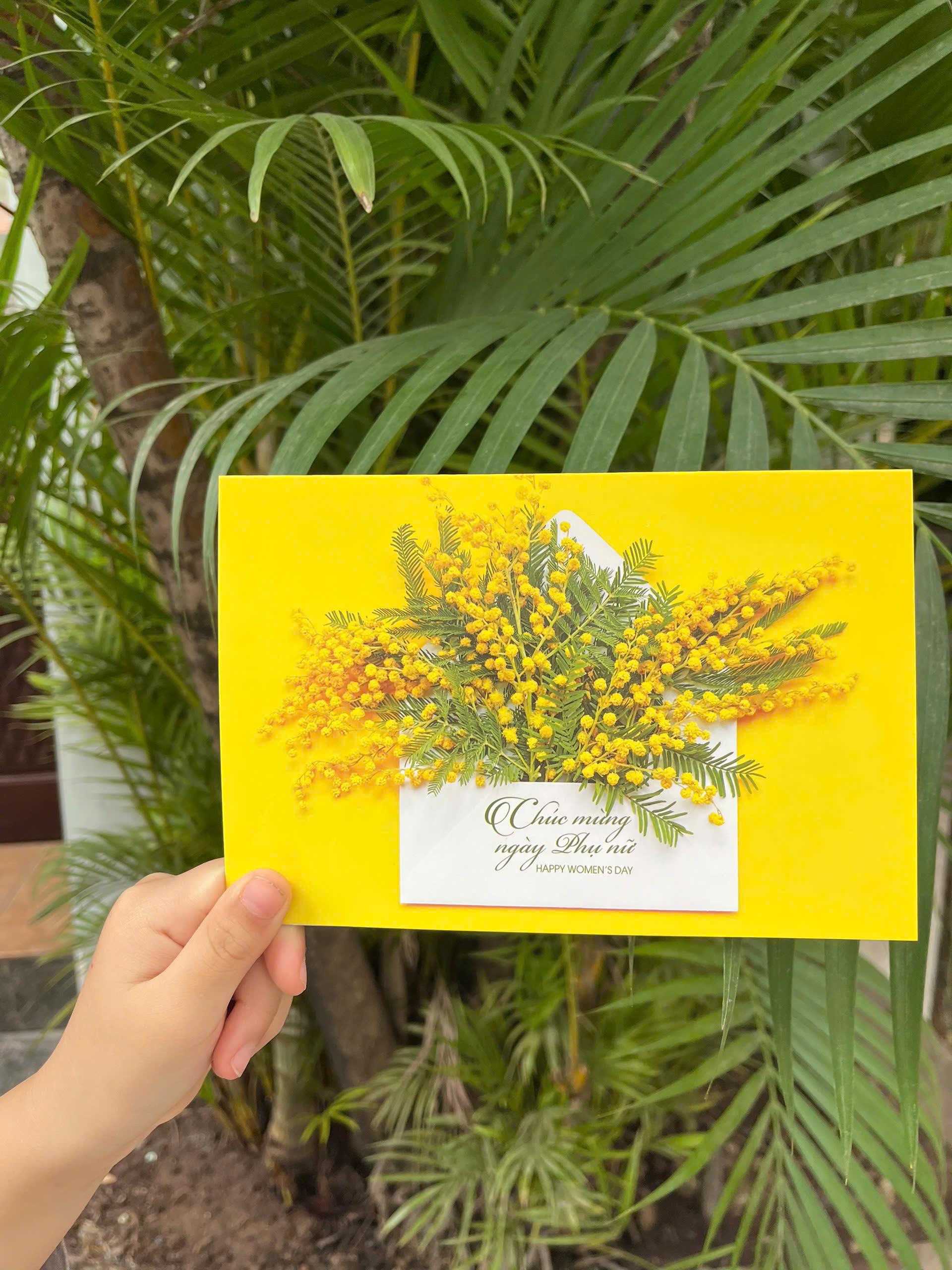 Thiệp ngày phụ nữ - Grey 12PN26