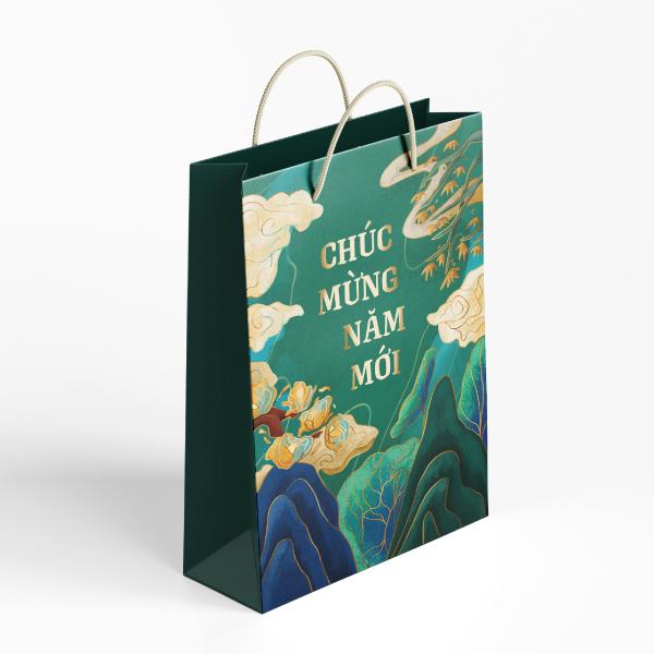 Túi chúc mừng năm mới to T25 - 32x40x16cm