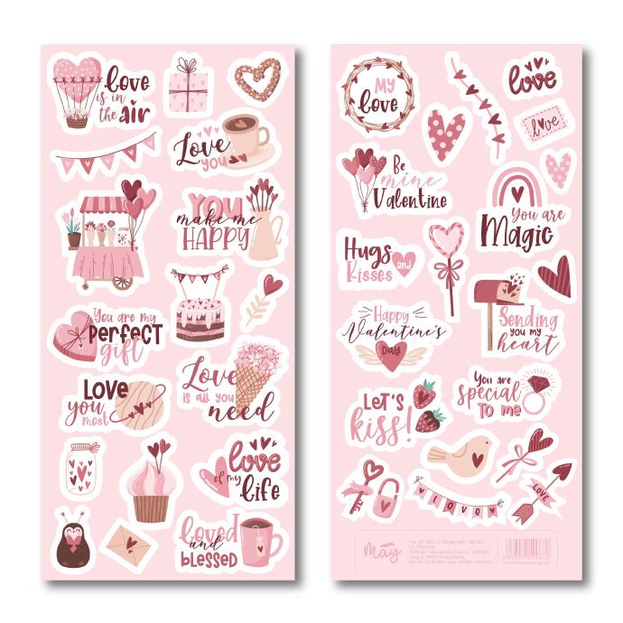 Sticker trang trí - sticker tình yêu S01