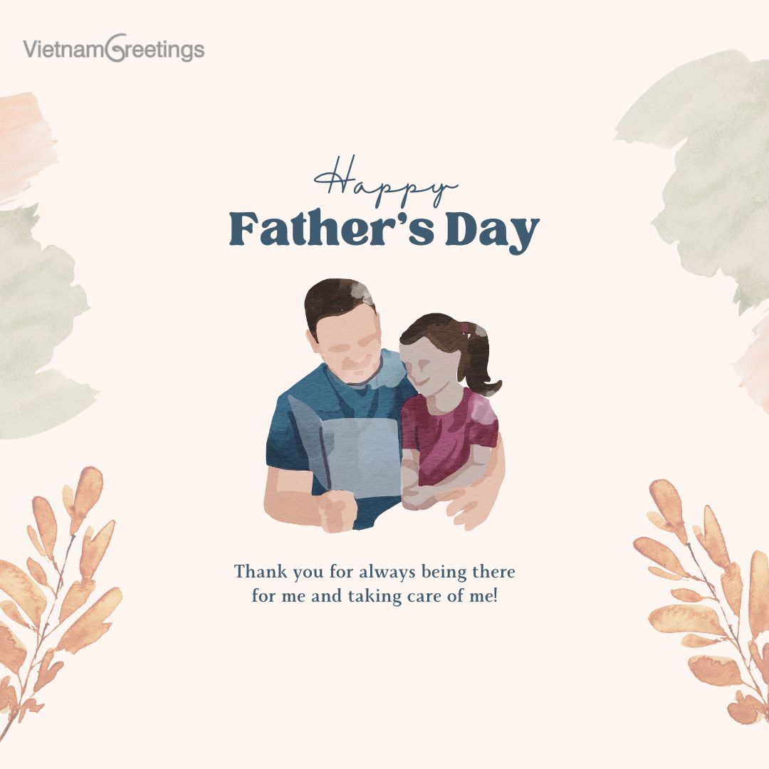 Thiệp Chúc mừng ngày của Bố- Happy Father's day