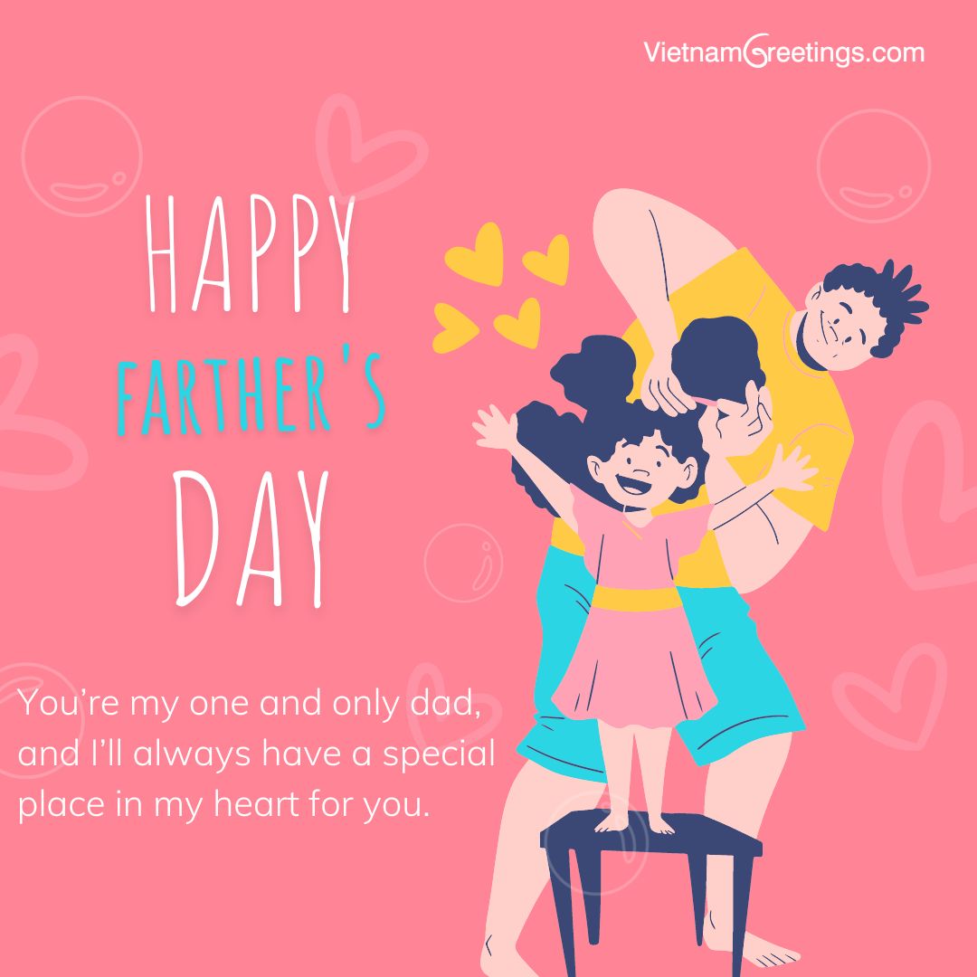 Thiệp Chúc mừng ngày của Bố- Happy Father's day